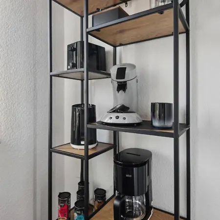 Daire Getaway Apartment Mit Balkon - Ruhiges Business-Apartment - Direkte S-Bahn Nach Messe Dus & Ess Duisburg