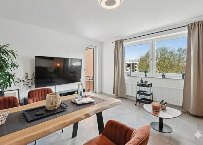 Getaway Mit Balkon - Ruhiges Business-apartment - Direkte S-bahn Nach Messe Dus & Ess *