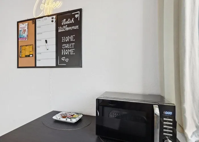 Getaway Mit Balkon - Ruhiges Business-apartment - Direkte S-bahn Nach Messe Dus & Ess