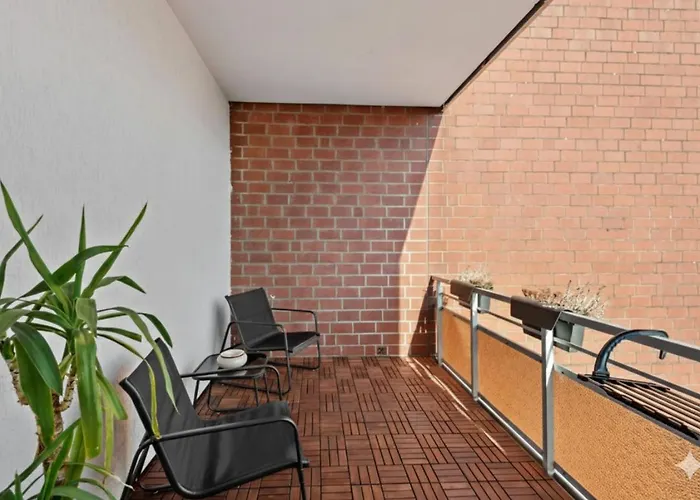 Apartmán Getaway Mit Balkon - Ruhiges Business-apartment - Messe Dus & Airport